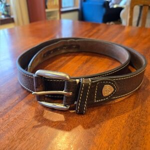 Men's Ariat Brown Leather Belt 44